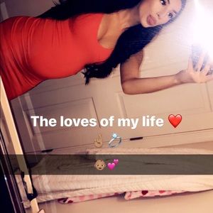 Forever 21 red bodycon dress